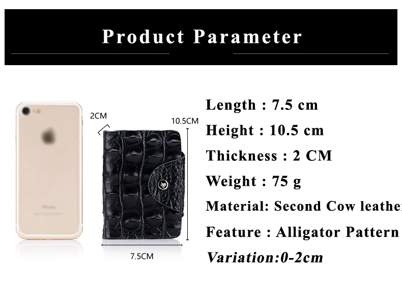 Lomelobo Split Leather Card Holders Men & Women Alligator Pattern Passport bag Credit ID Cards Holder 26 card slots Cards Wallet 2019 HCL400 Details (07)