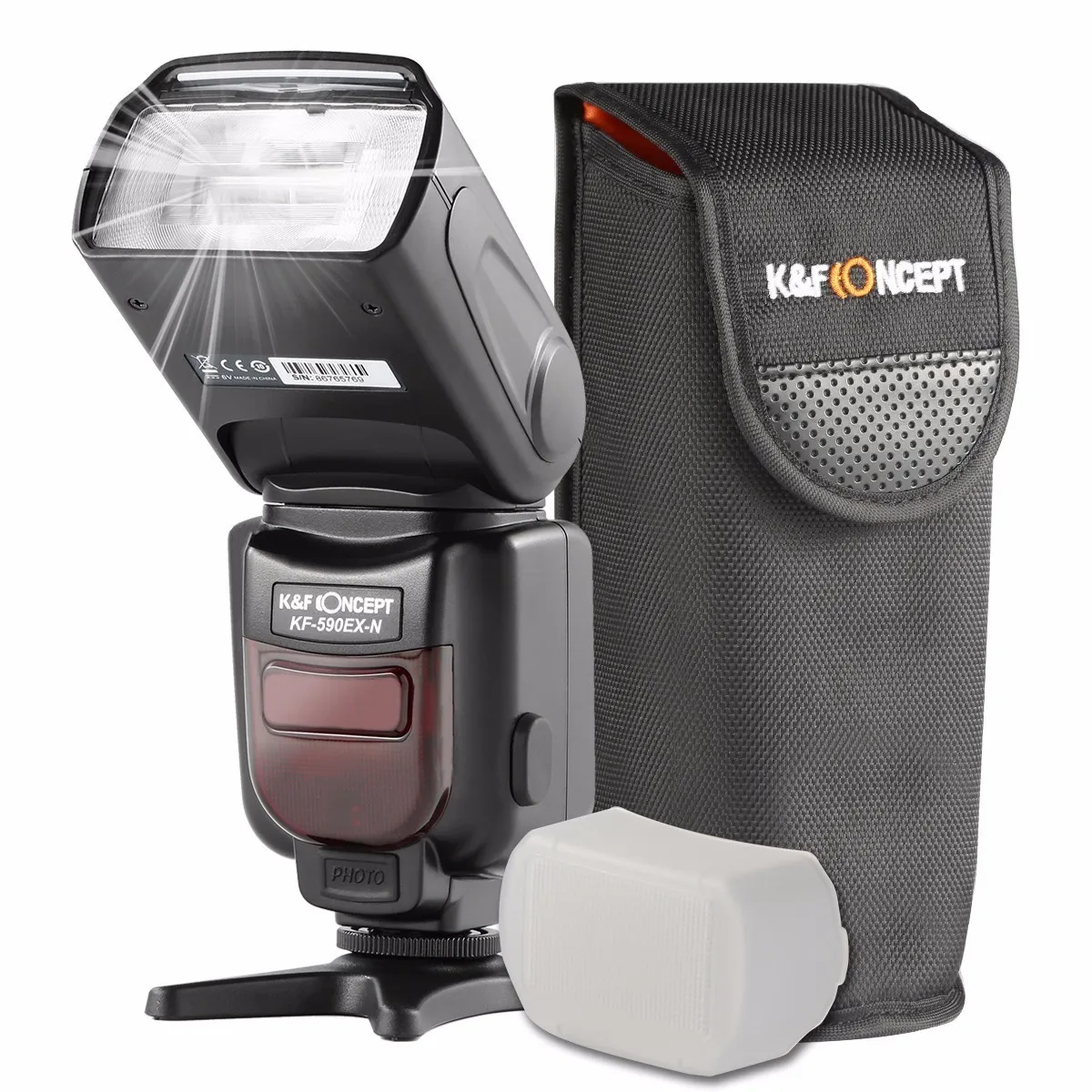 K & F CONCEPT KF590EX N LCD Беспроводная TTL вспышка Speedlite Master Slave Speedlight для Nikon d3300 d7200 d3200 d800 d750