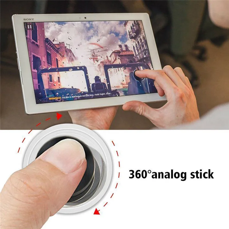 for iOS phones for Android Phones Arcade Games Controller Touch Joystick Mini Ultra-thin Touch Screen Mobile Phone Joystick