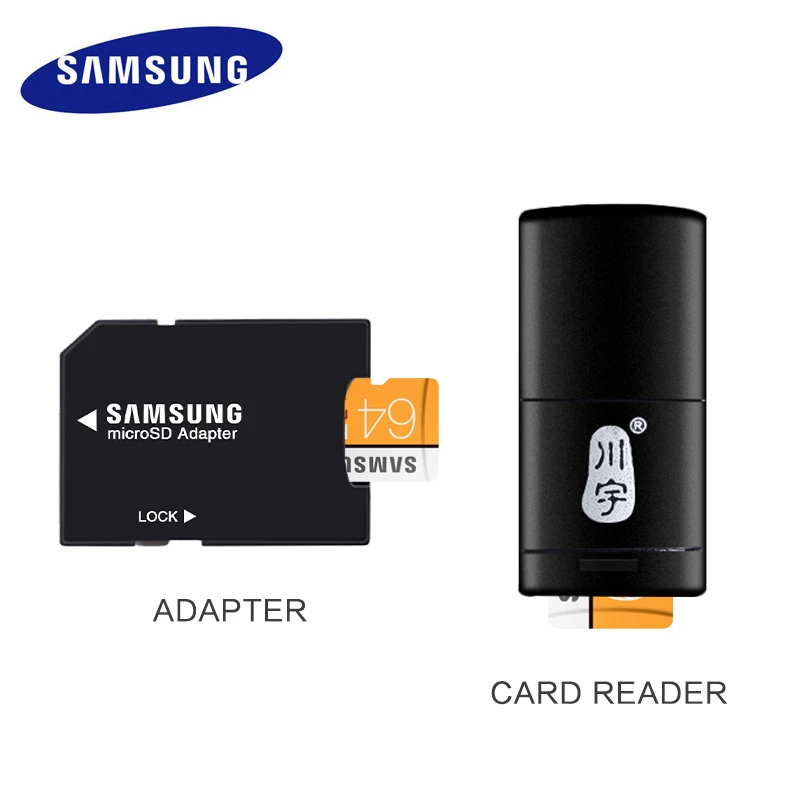 SAMSUNG карта памяти Micro SD card 64 Гб u3 карты памяти EVO Plus 64 Гб Class10 TF карты C10 95 МБ/с. MICROSDXC UHS-1