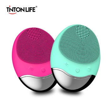 

TINTON LIFE USB Base Charge Deep Cleaning Face Electric Face Cleanser Remove Make-up Residue Dry And Wet Face Cleaning Brush