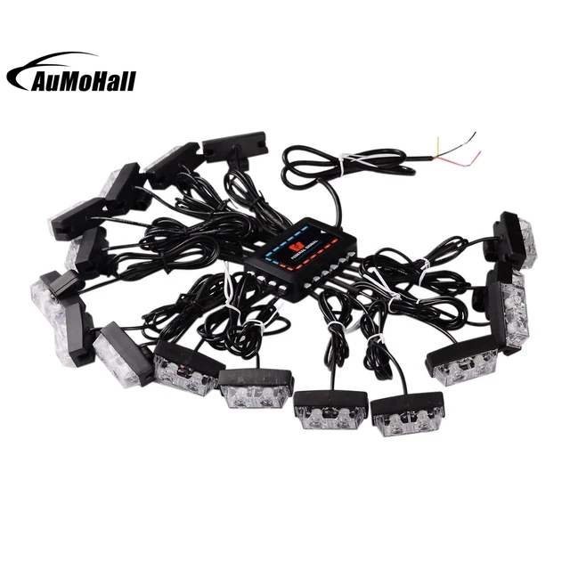 Strobe Lights For Cars Simple 60 Kit LED Red Blue Car Truck Wireless Strobe Emergency Warning Light Strobe Lights For Cars Simple 60 Kit LED Red Blue Car Truck Wireless Strobe Emergency Warning Light