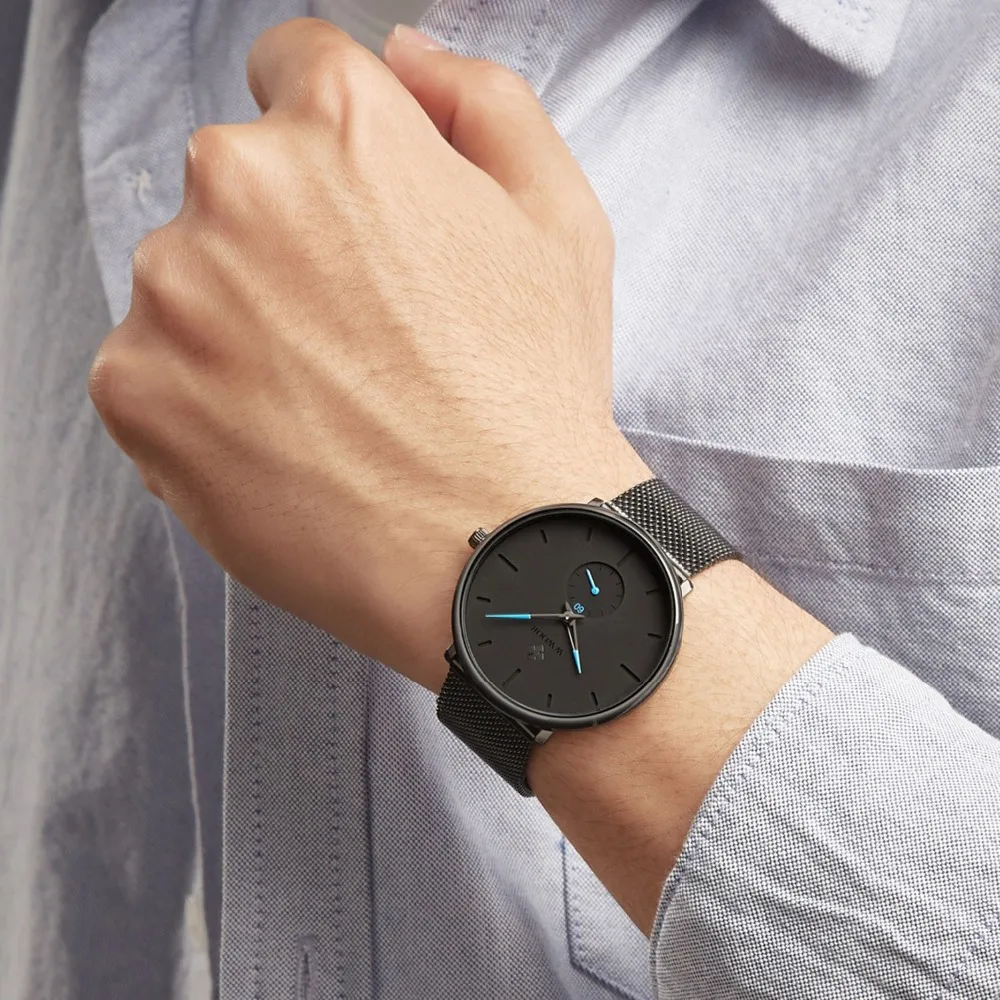 Часы наручные reloj hombre мужские кварцевые брендовые Роскошные водонепроницаемые