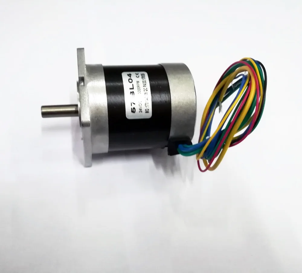 Бесщеточный электродвигатель постоянного тока 57BL04 24VDC 3000RPM 4.4A 69W CNC Medical [доставка