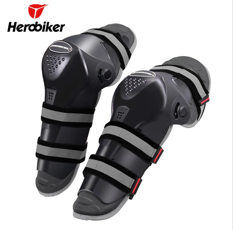 HEROBIKER Knee Kit of Elbow & Knee Pads Guards Protective Shin Gear for