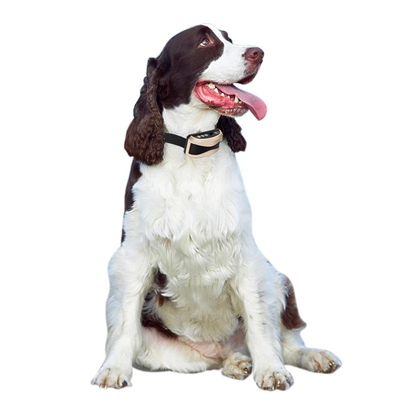 Ошейник для собак с защитой от лая, автоматический тренировочный ошейник для собак, цифровой дисплей, непромокаемый перезаряжаемый Регулируемый ошейник для собак без лай