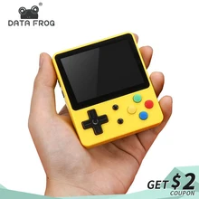 DATA FROG 2.6 Inch Mini Handheld Game Console LDK Retro Video Game Family TV Classic Portable Handheld Gamepad Support AV Output