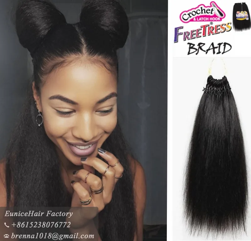 Blow Out On Freetress Flexi Lock Pre Loop Yaki Straight Crochet