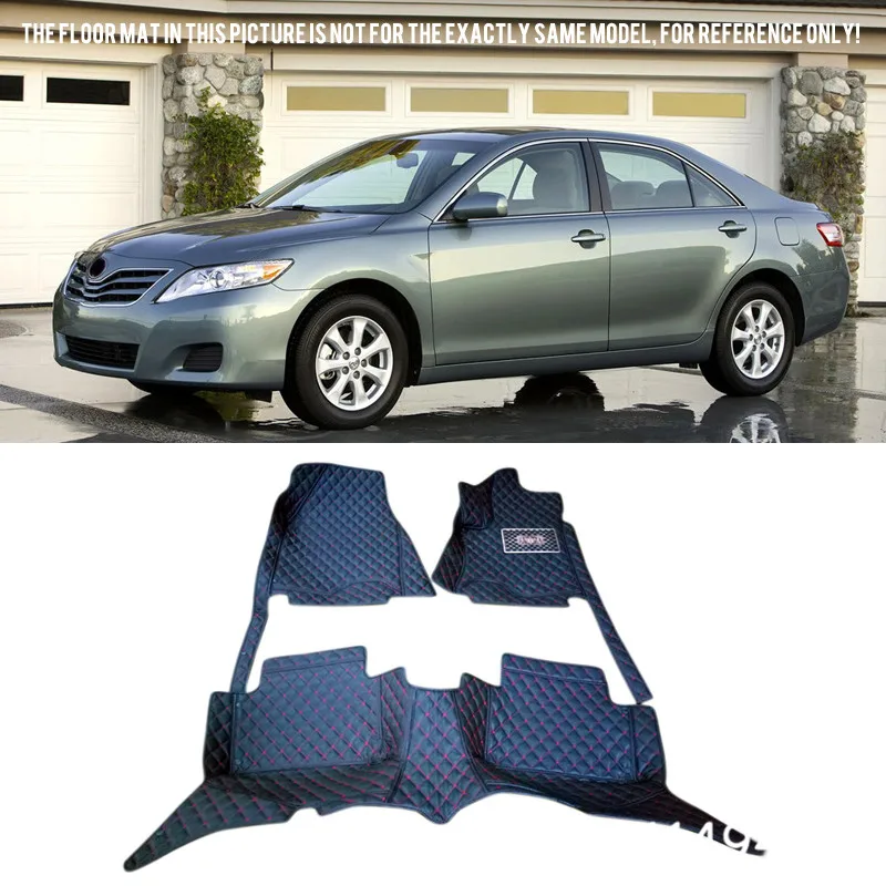 Для TOYOTA Camry XV40 2007 2008 2009 2010 2011 подкладке кожаный заказ автомобиля Стайлинг авто