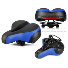 2018 Soft Bicycle Saddle Seat Thicken Wide Bicycles Saddles Pad + Rear Cycling MTB Mountain Road Bike Bicycle Accessories