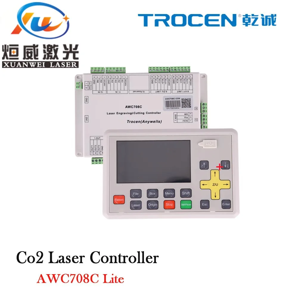 

Trocen Anywells AWC708C LITE Co2 Laser Controller Board Card System for Laser Cutting Machine Engraving Machine (Control Panel)