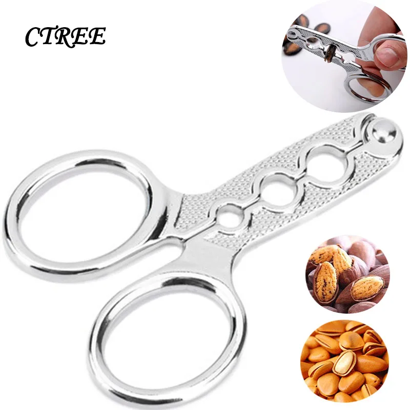 

CTREE Multi-Function Pliers Shell Peeling Pliers Fruit Fine Nuts Pistachio Pine Sheller Alloy Nut Shelling Kitchen Gadgets C731