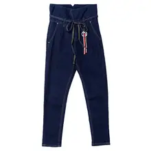 Женские ковбойские шаровары в стиле ретро, высокий пояс, свободные штаны-шаровары ts