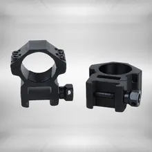 Принадлежности для охотничьего оружия 25,4 мм 2 шт средний профиль Пикатинни/кольца для прицела Weaver 20 мм винтовка прицел крепление кольца