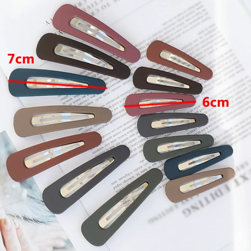 Fashion Hot Sale 1PC Beautiful Party BB Hair Clip Candy Color Big Scrub Seaside Wedding Unique Small Gifts Allergy Free