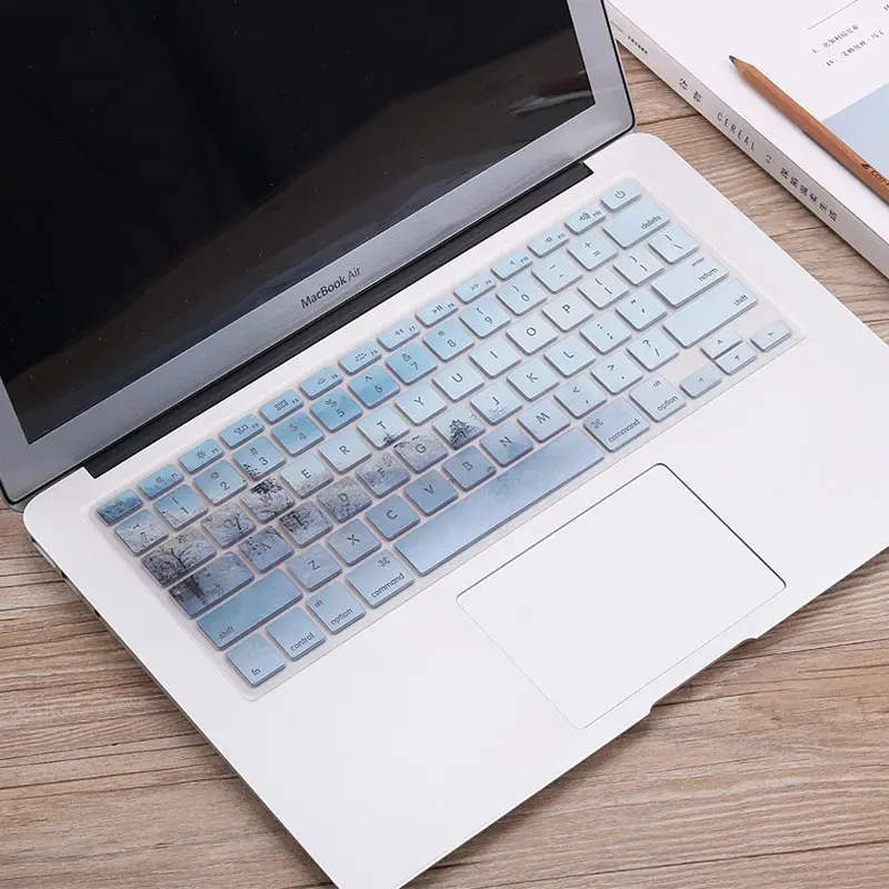 OUSHINE For Air 11.6inch Laptop Accessories Gradient Color Keyboard Cover Soft Waterproof Dustproof Keyboard Stickers For Laptop OUSHINE For Air 11.6inch Laptop Accessories Gradient Color Keyboard Cover Soft Waterproof Dustproof Keyboard Stickers For Laptop