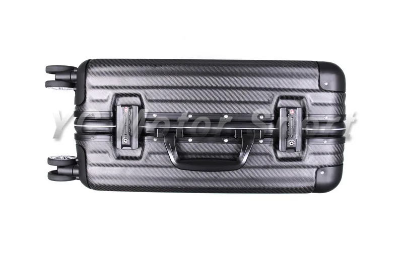 Type C 20'' 20 Inches Dry Carbon Fiber Matte Finish Luggage Case with TSA Custom Coded Lock  & Omni-directional Wheels  (2)