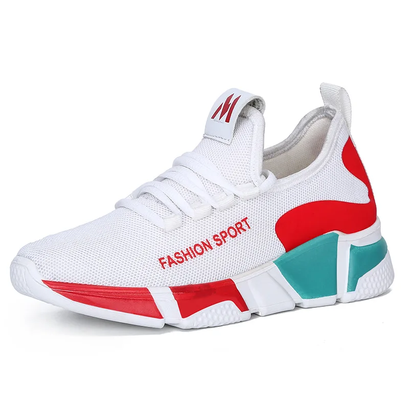 

Womens Sneakers Creeper Hidden Wedge Heel Sport Shoes Casual Mesh Breathable Summer Black White Match Colors Light Weight A458