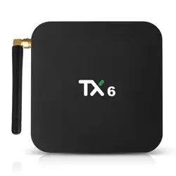 TanTanix Smart tv Box Android 9,0 TX6-A Allwinner H6 4GB 32GB 2,4G wifi 100M 4K tv Box медиаплеер для Youtube Facebook
