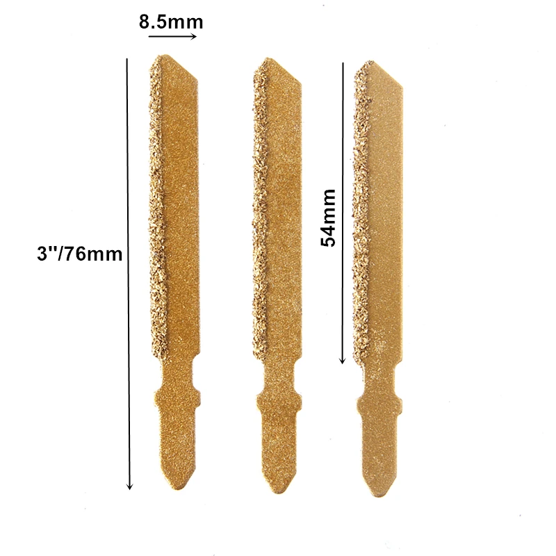 3 ''/76 мм Алмазный лобзик для резки мраморной плитки камень лобзик лезвия аксессуары для электроинструмента 3 шт