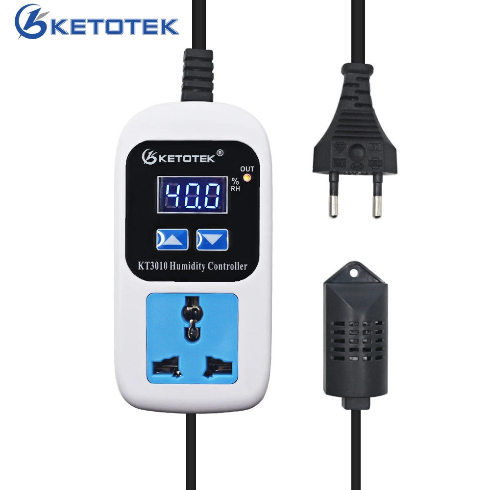 Digital Hygrostat 0~99%RH Humidity Controller 110V 220V 10A Direct Output Hygrometer Humidity Control Switch Humidity sensor Digital Hygrostat 0~99%RH Humidity Controller 110V 220V 10A Direct Output Hygrometer Humidity Control Switch Humidity sensor