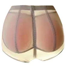 NEW Women Hip briefs traceless Anti Emptied breathable buttock Abundant Fake butt silicone pad Enhancer