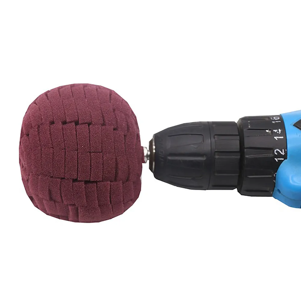 

1PC 6MM Wheel Hub Polish Buffing Shank Polishing Sponge Car Cleaning Accessories Cone Metal Foam Pad Car #WL1