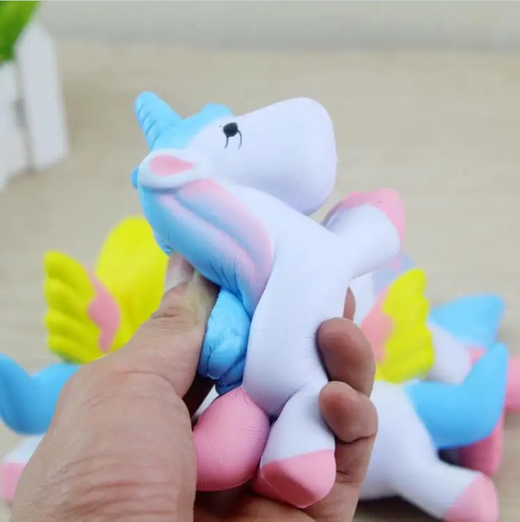 13 5 см Моделирование Летающий Единорог Лошадь мягкое игрушки медленное