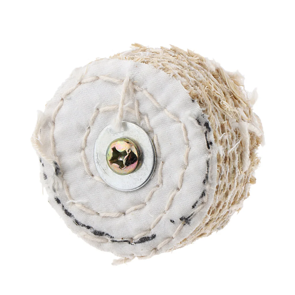 1 Piece -Assorted Linen Polishing Grinding Buffing Wheel Brush for Polisher Machine Replacements /Accessory