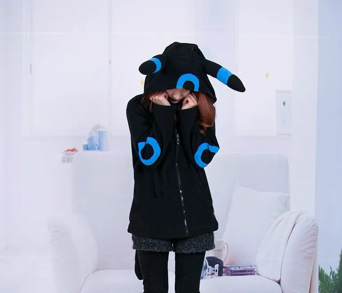 pokemon umbreon moletom com capuz