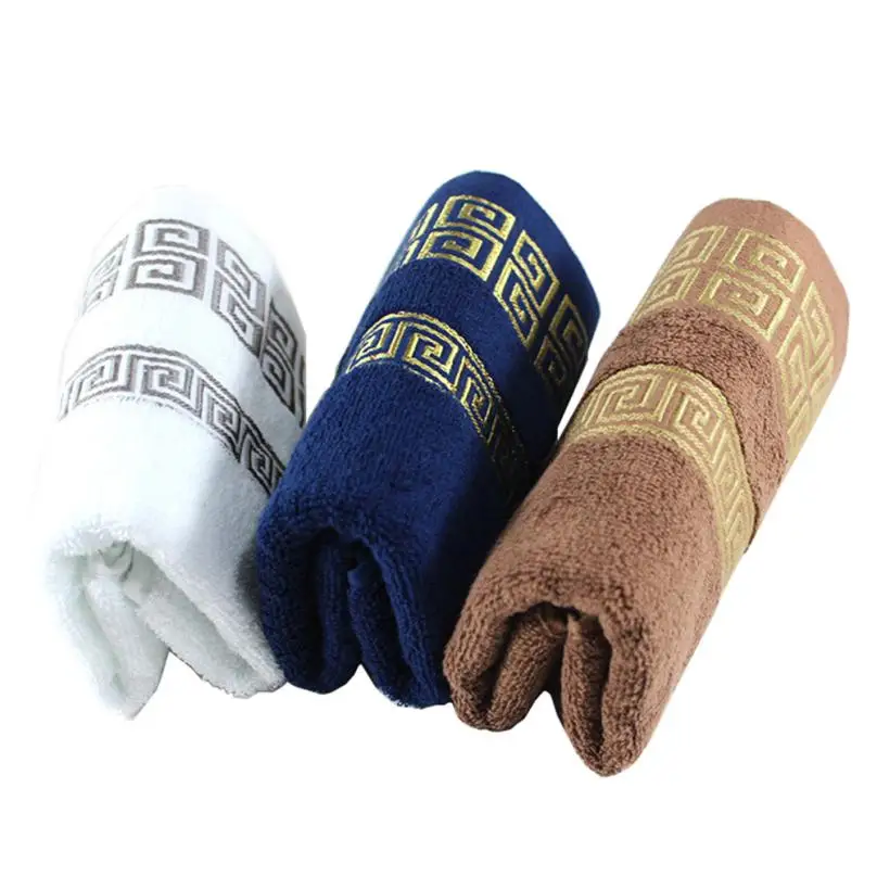 

1PC Cotton Towel Luxury Soft Cotton Absorbent Terry Large Bath Sheet Bath Towels Hand Face Breathable Washcloth Solid Color