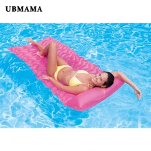 Надувная кровать большая плавучести надувная кровать поплавок плавательный бассейн волна плот поплавок утолщение материал Противоскользящий стул Поплавок