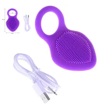 USB пенис вибрирующий пенис кольцо для пениса Мужская игра задержка секс игрушка G-Spot Клитор Вибратор яйцо женские вечерние уход за телом дропшиппинг