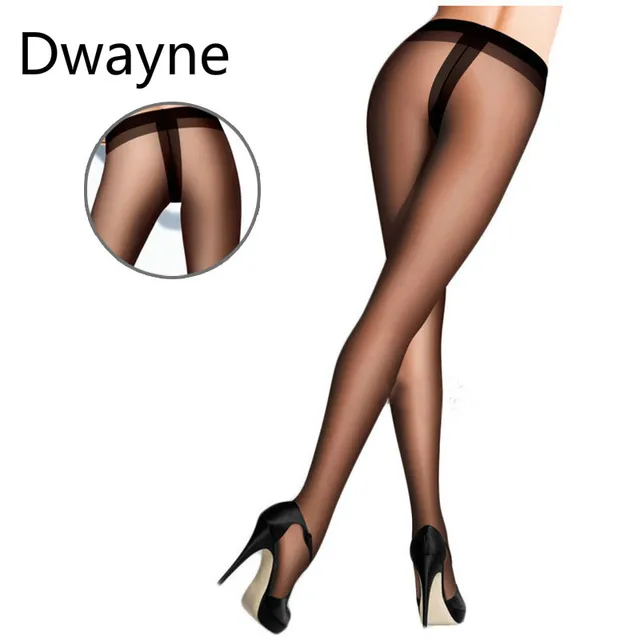 In crotchless pantyhose nylon — 14