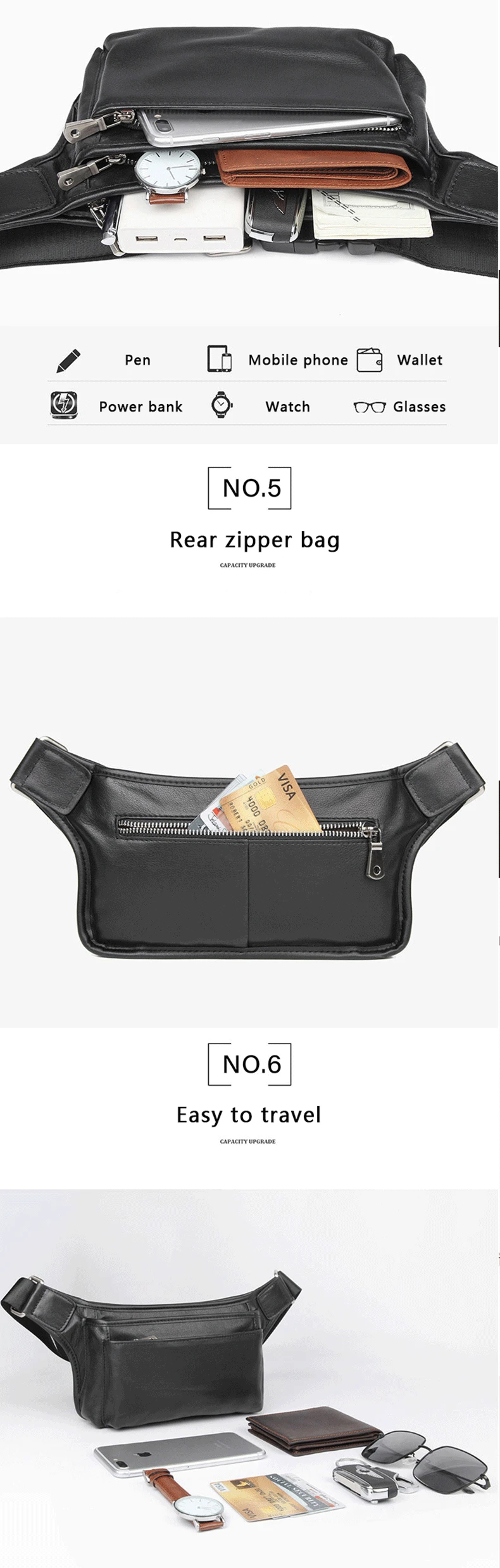 Новая поясная сумка из натуральной кожи для мужчин поясная сумка забавная сумка на пояс Мужская поясная сумка для телефона Сумка Bolso