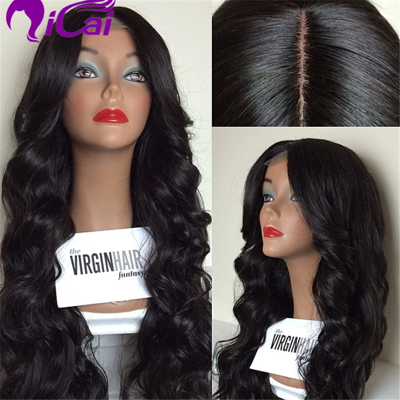 

Glueless Cheap Full Lace Human Hair Wig Unprocessed Brazilian Virgin Remy Hair Long Body Wave Lace Front Wigs For Black Women