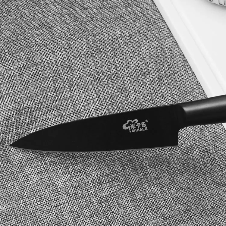 MIKALA, высококачественный кухонный нож из нержавеющей стали в европейском стиле, набор из 3 предметов, нож для шеф-повара, нож Santoku, нож для резки мяса, овощные ножи