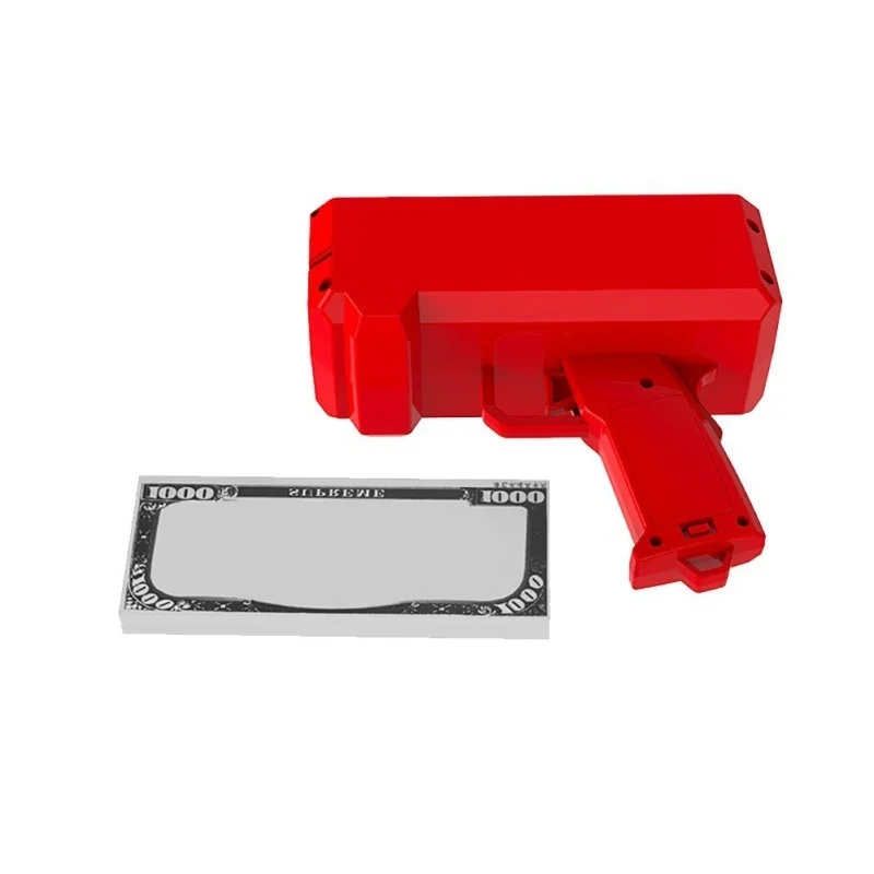 Supreme Money Gun Cash Cannon Gold Pink Launch Toy & 100 PCS Custom