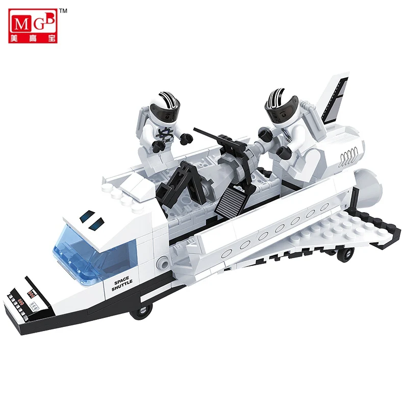 

Astronaut City Plane Satellite Space Shuttle Blocks 180pcs Bricks Building Block Sets Educational Toys For Children 2017