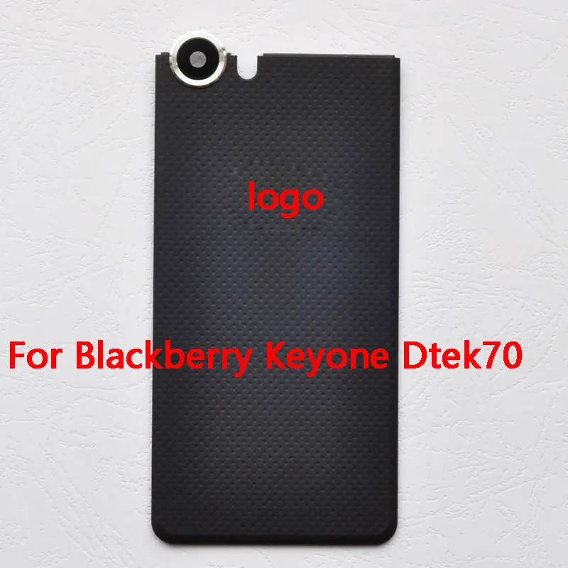 Capa de Bateria de Plástico para Blackberry Substituição + Lente da Câmera Binyeae Nova Keyone Habitação Traseira Volta Case Peça Logotipo Dtek70