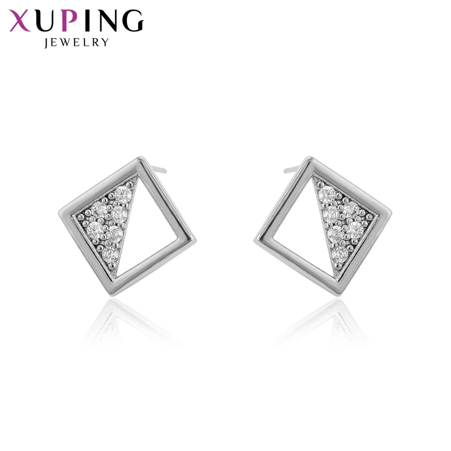 

Xuping Fashion Simple Earrings Charm Style New Design Studs for Women Valentine's Day Jewelry Gifts S82,3-95375