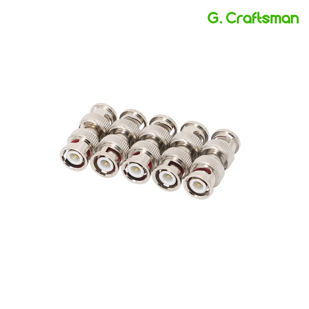 

BNC Male to Male CCTV Accessories System Security Coax Coupler Video Connector Adapter RF Convertor jack RG59 B06 G.Craftsman