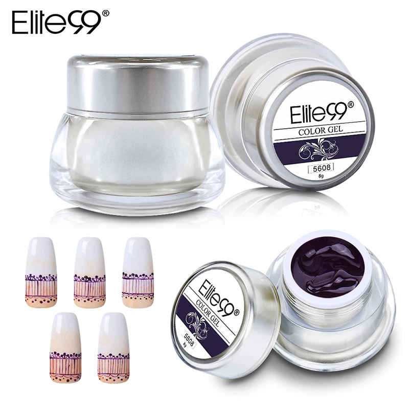 Elite99 3D arte de uñas de Gel de pintura Color pintura acrílico Color UV Punta de Gel DIY arte de uñas elegir cualquier 1 color en 12 colores diferentes Elite99 3D arte de uñas de Gel de pintura Color pintura acrílico Color UV Punta de Gel DIY arte de uñas elegir cualquier 1 color en 12 colores diferentes