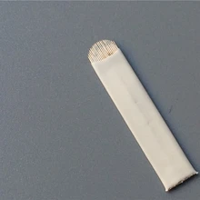 500 шт./партия 21 игла Перманентный макияж ручная ручка для микроблейдинга тату лезвия тату вышивка косметика для брови губы