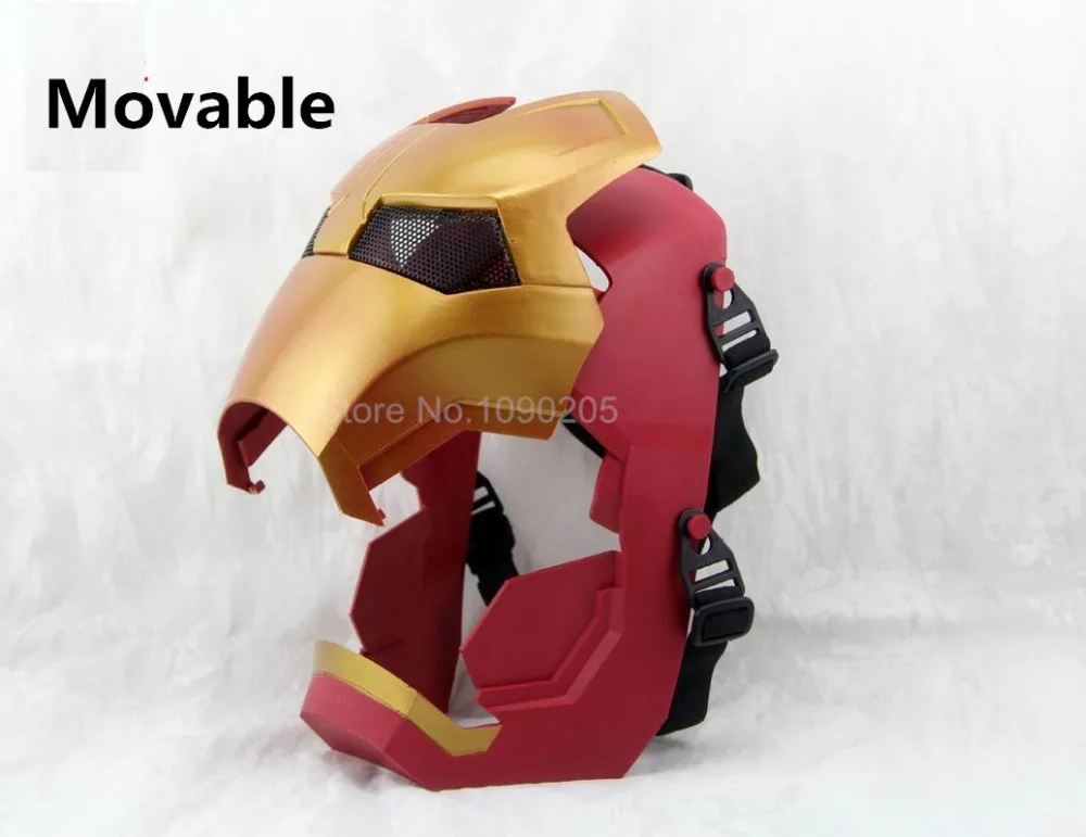 Iron Man Paintball Mask