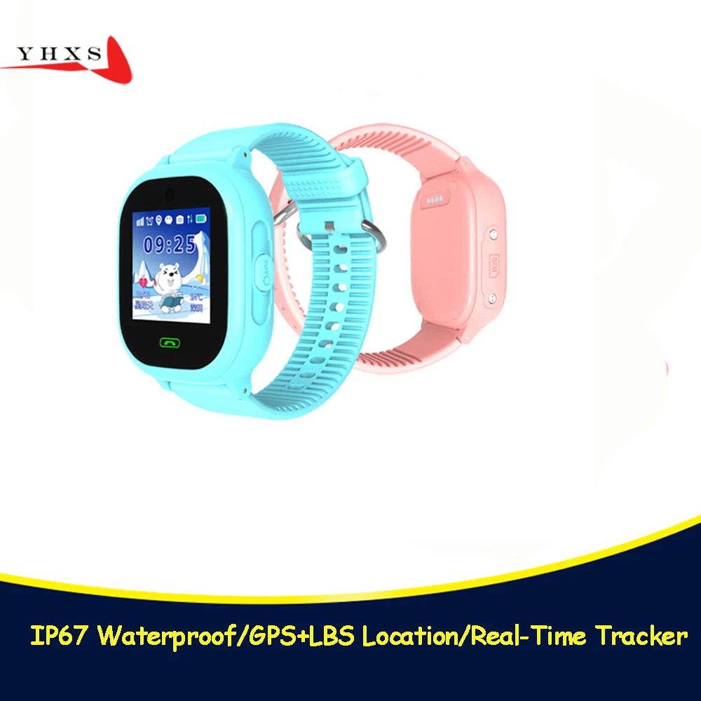 

YHXS IP67 Waterproof GPS Swim Phone Smart SOS Call Location Device Tracker Kids Safe Remote Camera Monitor Watch PK Q750S Q90