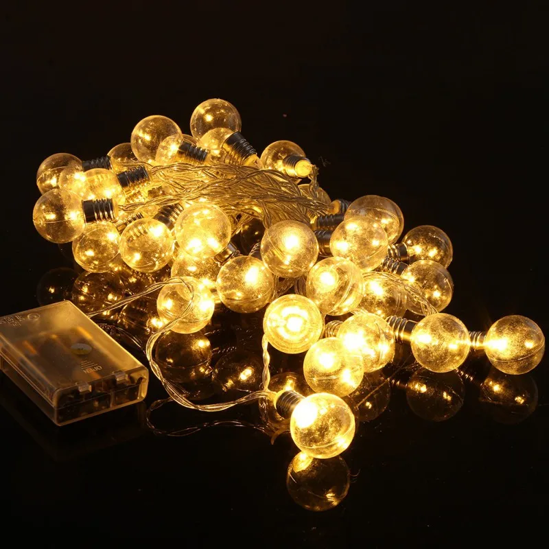 20 40 Led Wedding String Fairy Light Christmas LED Globe Festoon Ball