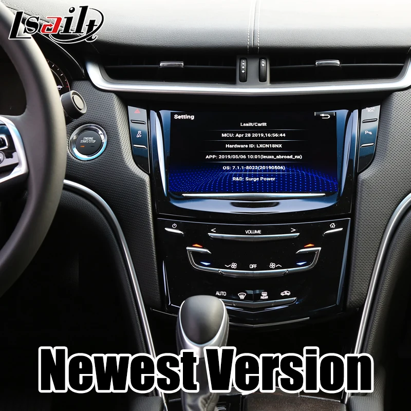 Видеоинтерфейс Lsailt CarPlay для Cadillac Android GPS навигационная коробка поддержка YouTube Netflix