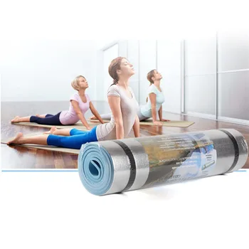 

180*60*0.6CM EVA Foam Singleside Aluminum Foil Damproof Yoga Mattress Outdoor Beach Camping Hiking Picnic Sleeping Mat Cushion