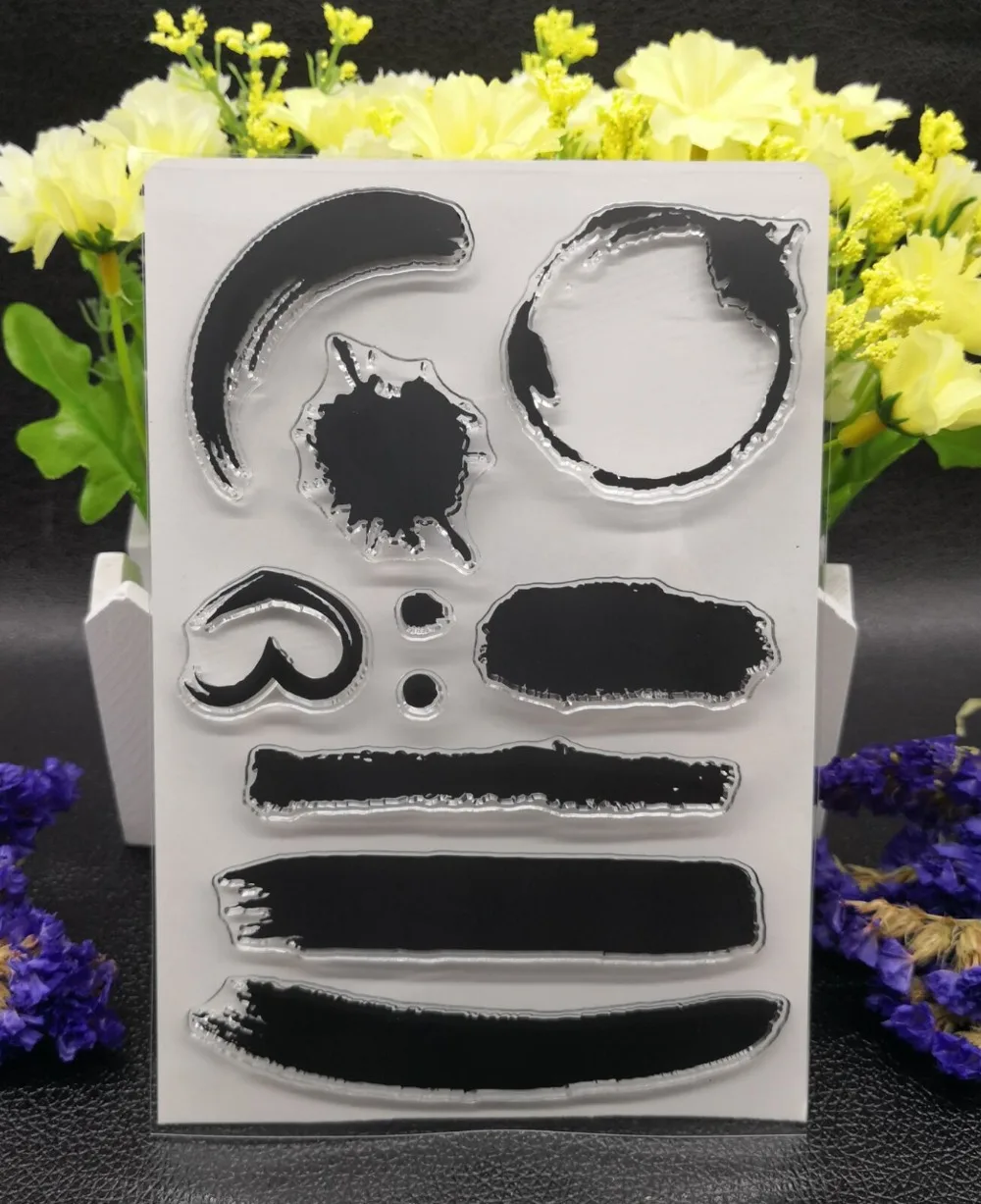 

Watercolor Transparent Clear Silicone Stamp/Seal for DIY scrapbooking/photo album Decorative clear stamp M31